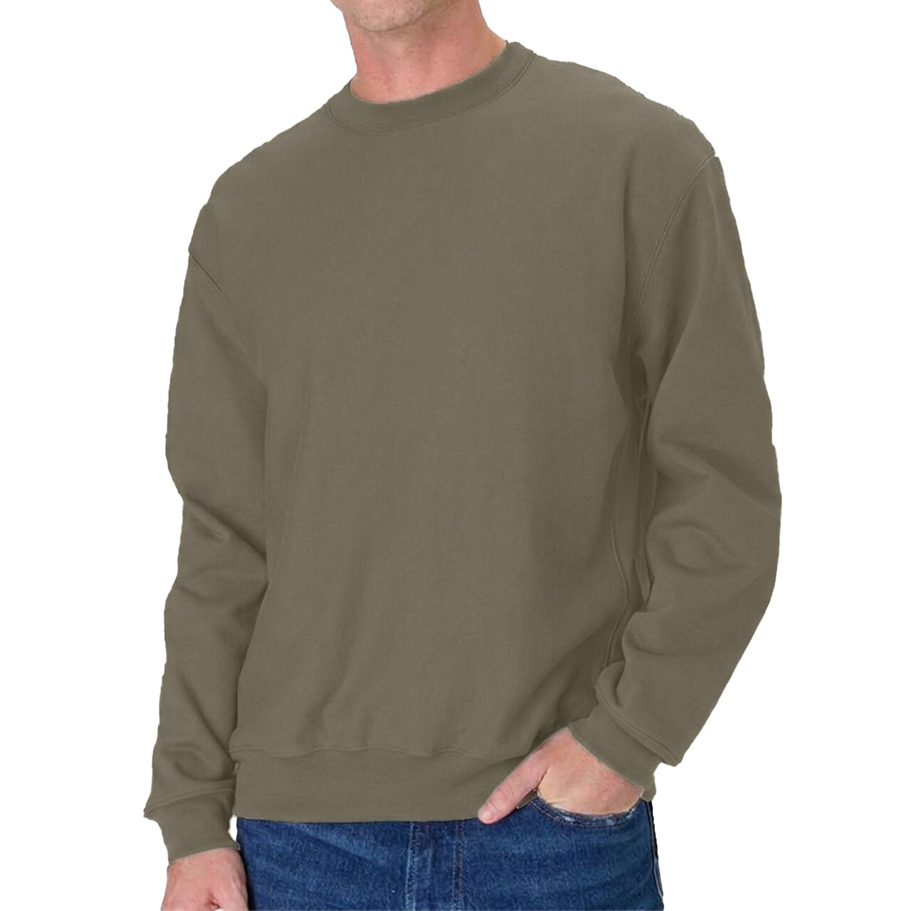 Hanes Beefy Premium Heavyweight Crewneck Fleece Sweatshirt - Ideal for HTV